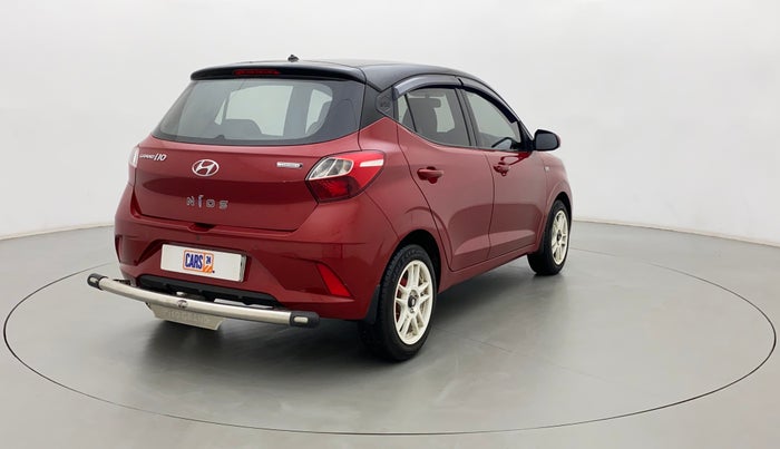 2020 Hyundai GRAND I10 NIOS MAGNA CORPORATE EDITION AMT 1.2 KAPPA VTVT, Petrol, Automatic, 7,715 km, Right Back Diagonal