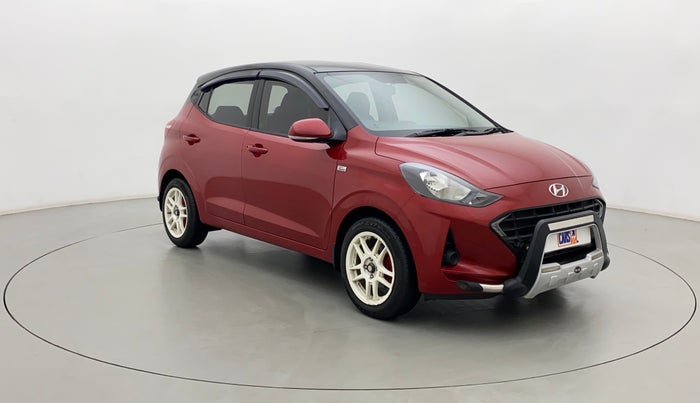 2020 Hyundai GRAND I10 NIOS MAGNA CORPORATE EDITION AMT 1.2 KAPPA VTVT, Petrol, Automatic, 7,715 km, Right Front Diagonal
