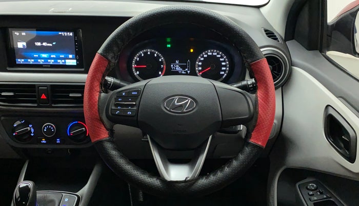 2020 Hyundai GRAND I10 NIOS MAGNA CORPORATE EDITION AMT 1.2 KAPPA VTVT, Petrol, Automatic, 7,715 km, Steering Wheel Close Up