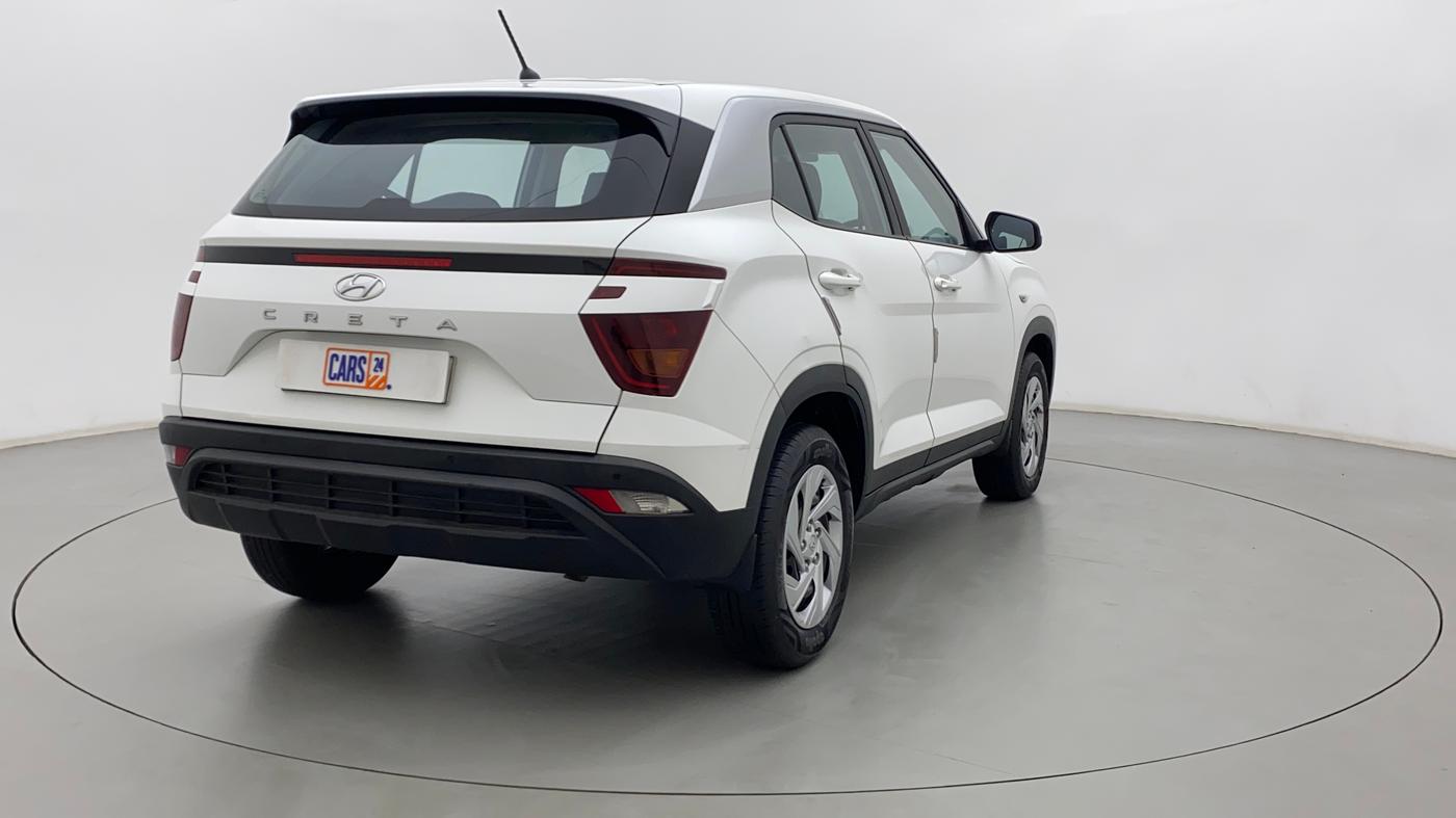 2021 Hyundai Creta E 1.5 PETROL, Petrol, Manual, 14,132 km, Right Back Diagonal