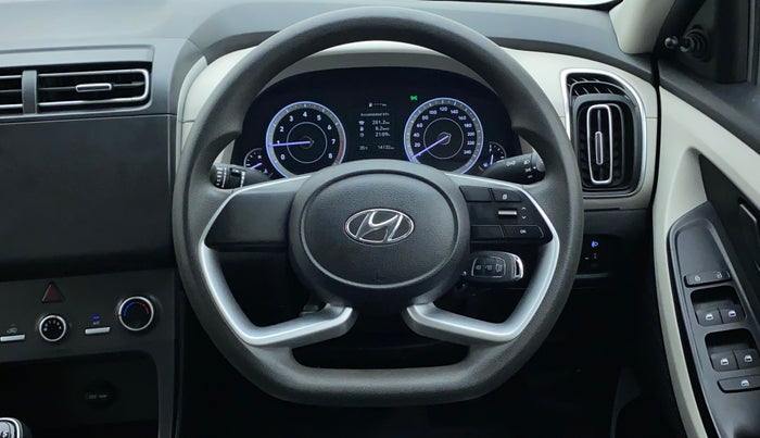 2021 Hyundai Creta E 1.5 PETROL, Petrol, Manual, 14,132 km, Steering Wheel Close Up