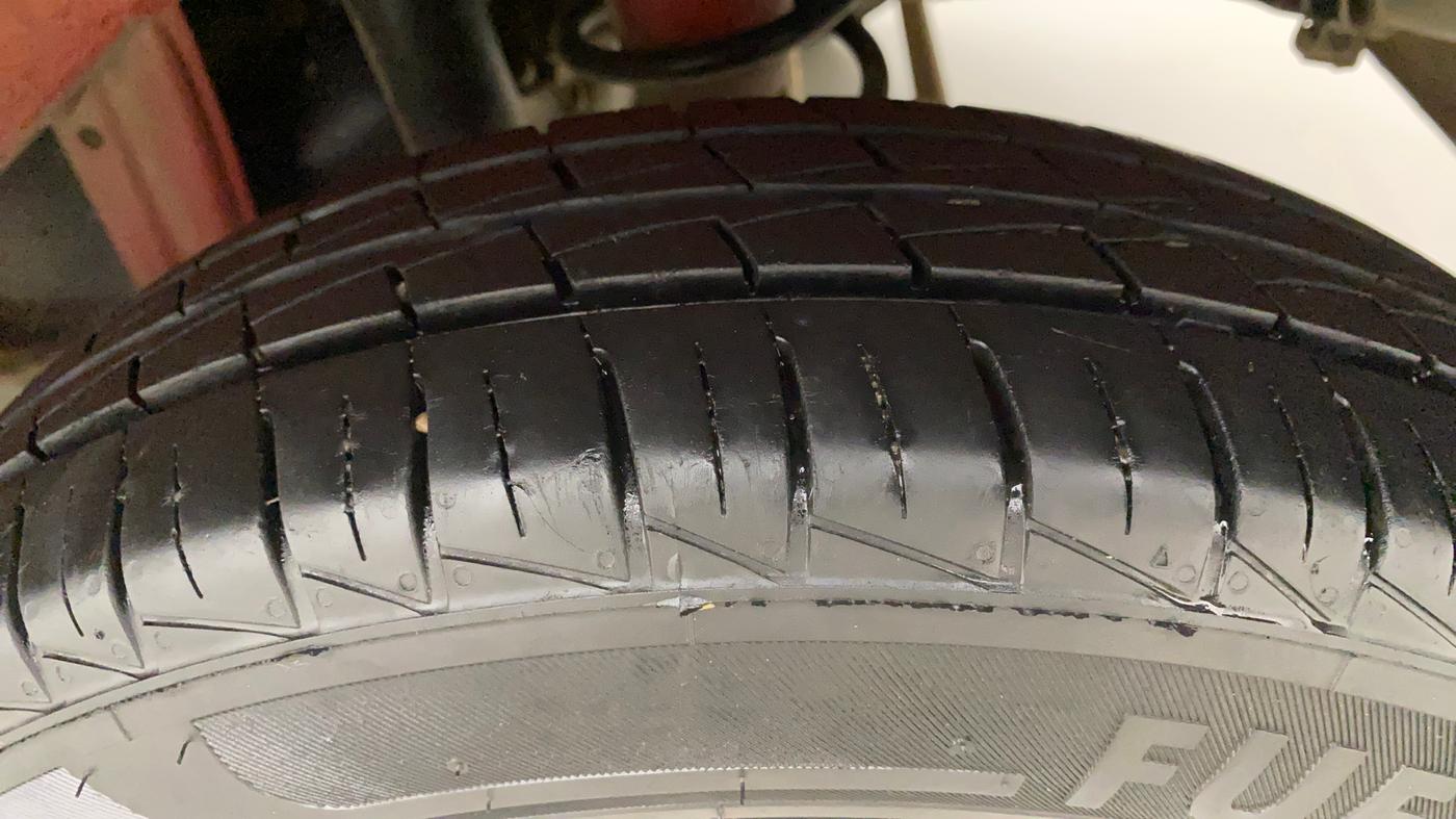 2020 Maruti Alto VXI, Petrol, Manual, 10,473 km, Left Rear Tyre Tread