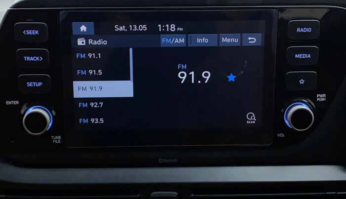 2021 Hyundai NEW I20 SPORTZ 1.2 MT, Petrol, Manual, 74,166 km, Infotainment System