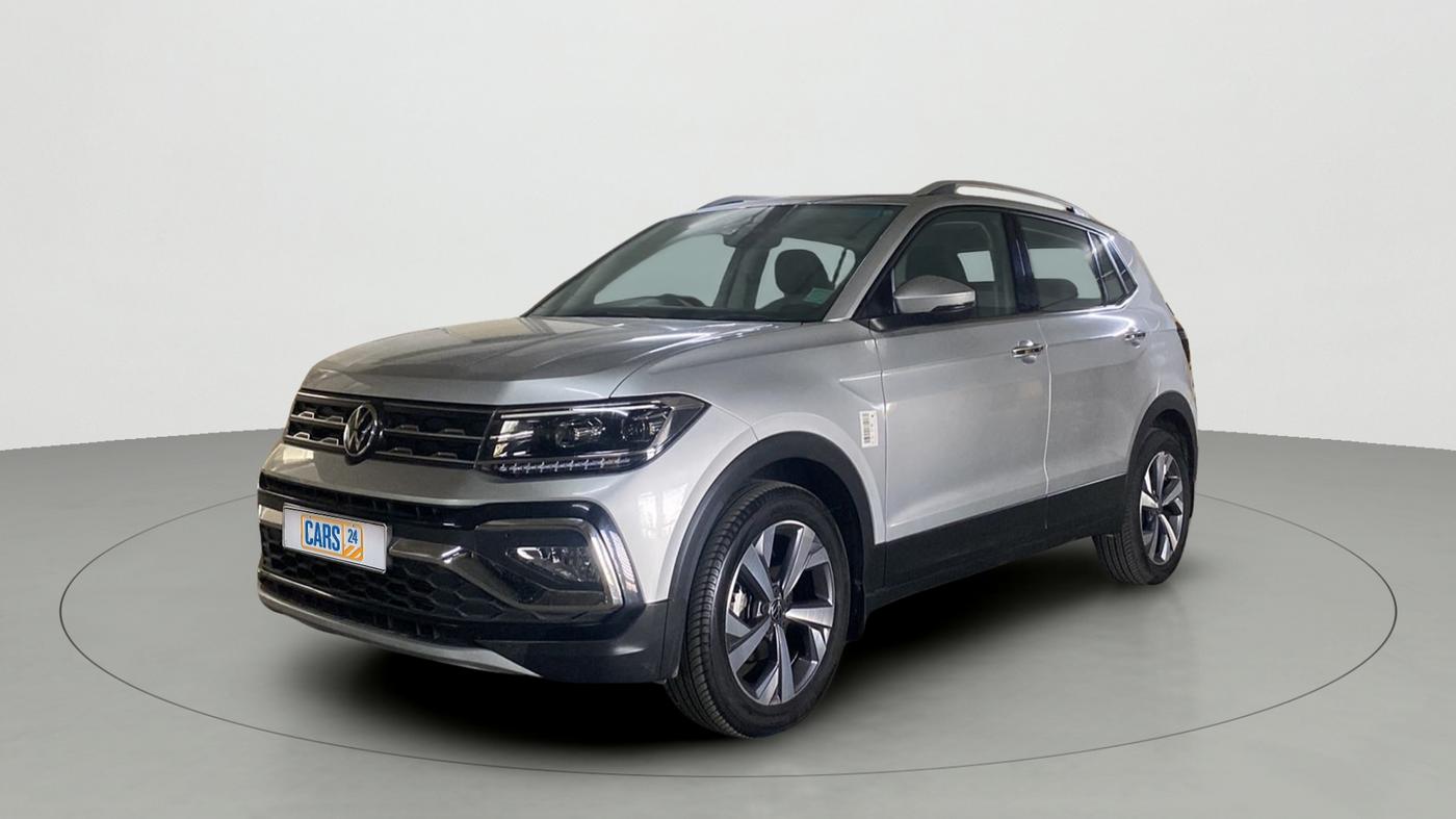 2022 Volkswagen TAIGUN TOPLINE 1.0 TSI AT, Petrol, Automatic, 4,064 km, Left Front Diagonal