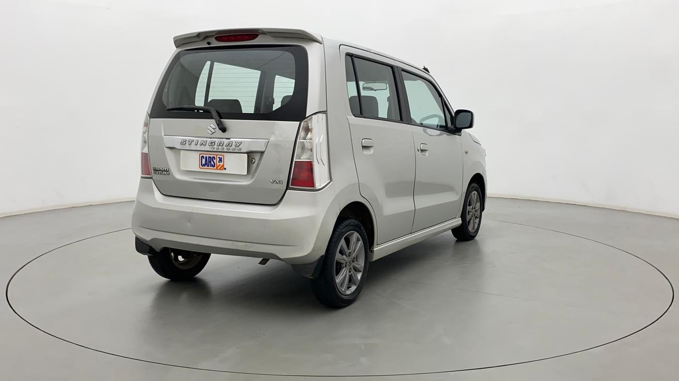 2013 Maruti Wagon R Stingray VXI, Petrol, Manual, 52,607 km, Right Back Diagonal