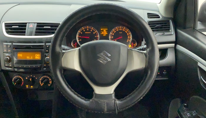 2015 Maruti Swift VXI, Petrol, Manual, 67,153 km, Steering Wheel Close Up