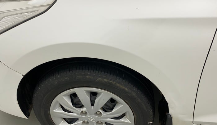 2018 Hyundai Verna 1.4 EX PETROL, Petrol, Manual, 56,128 km, Left fender - Slightly dented
