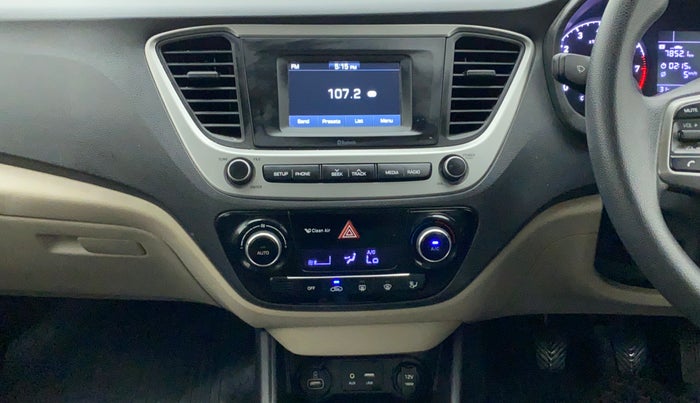 2018 Hyundai Verna 1.4 EX PETROL, Petrol, Manual, 56,128 km, Air Conditioner