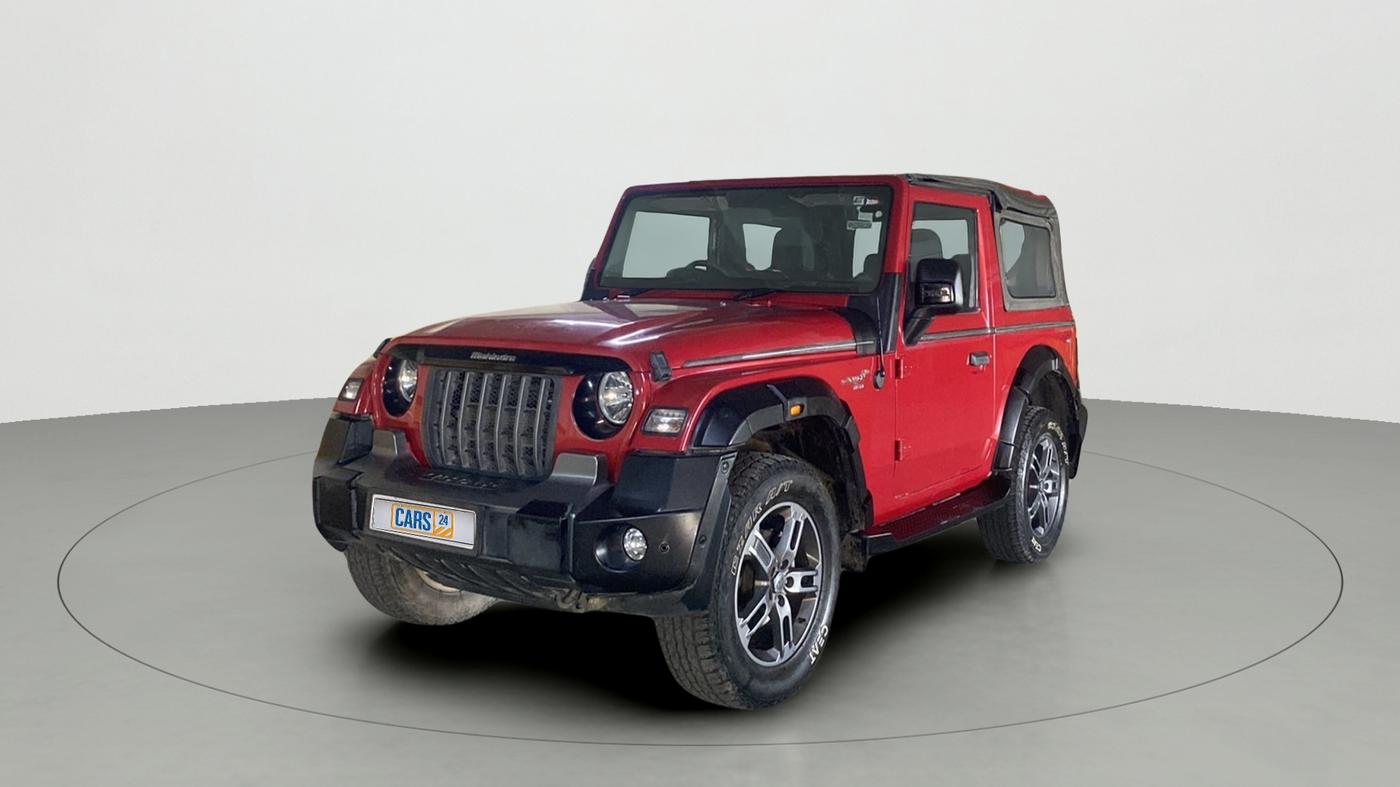 2021 Mahindra Thar LX  P 4WD AT CONVERTIBLE, Petrol, Automatic, 24,426 km, Left Front Diagonal