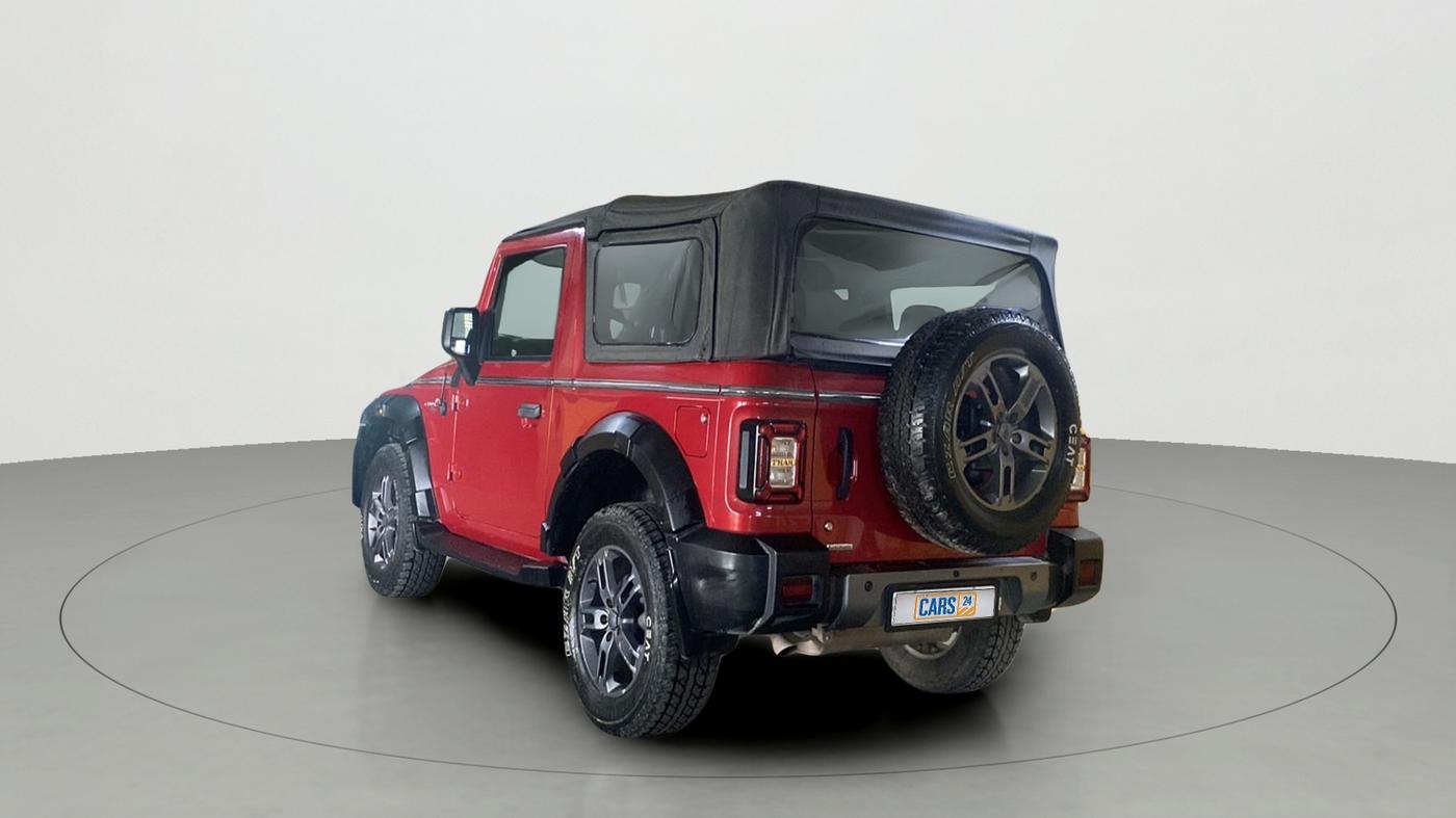 2021 Mahindra Thar LX  P 4WD AT CONVERTIBLE, Petrol, Automatic, 24,426 km, Left Back Diagonal