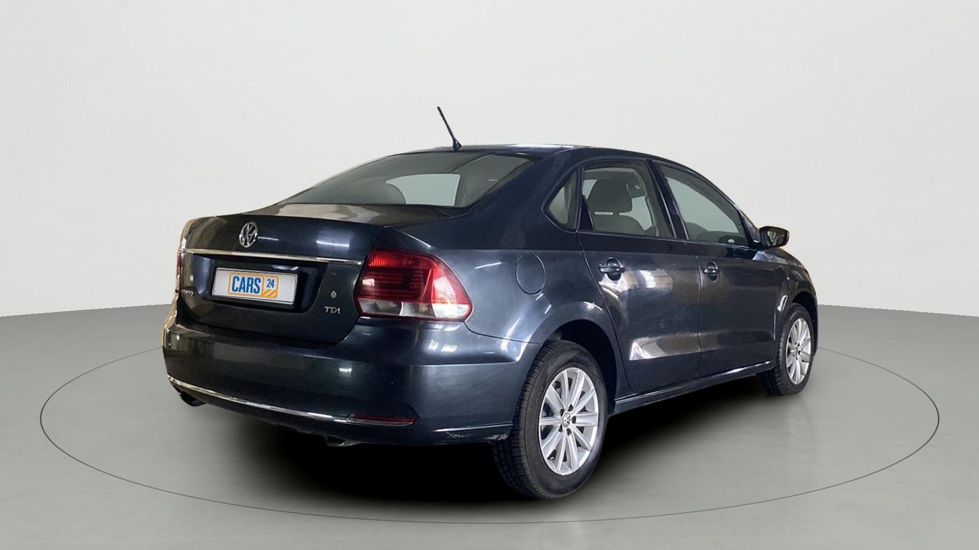 2018 Volkswagen Vento HIGHLINE DIESEL 1.5, Diesel, Manual, 70,963 km, Right Back Diagonal