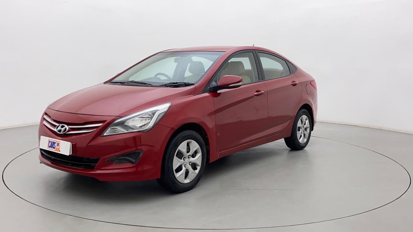 2015 Hyundai Verna FLUIDIC 1.4 VTVT, Petrol, Manual, 87,265 km, Left Front Diagonal