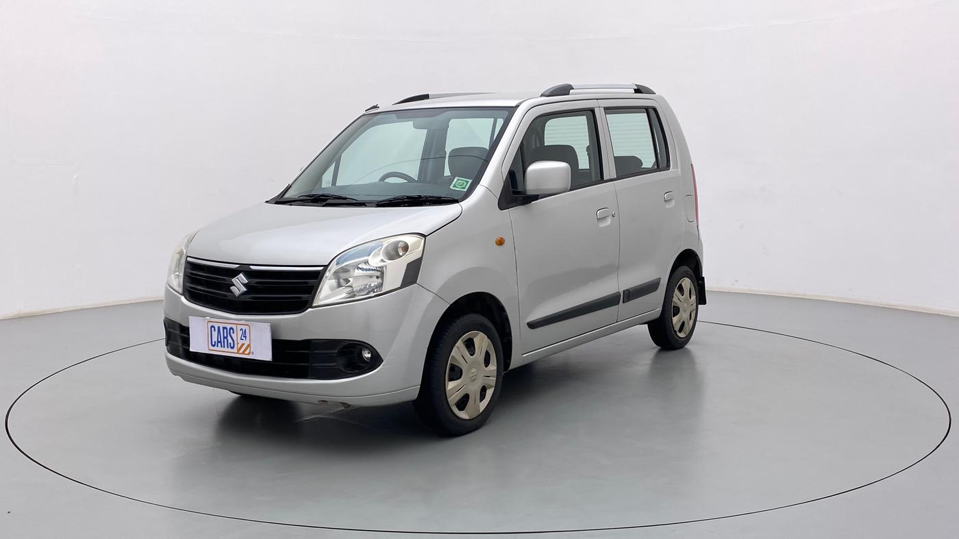 2010 Maruti Wagon R 1.0 VXI, Petrol, Manual, 62,714 km, Left Front Diagonal