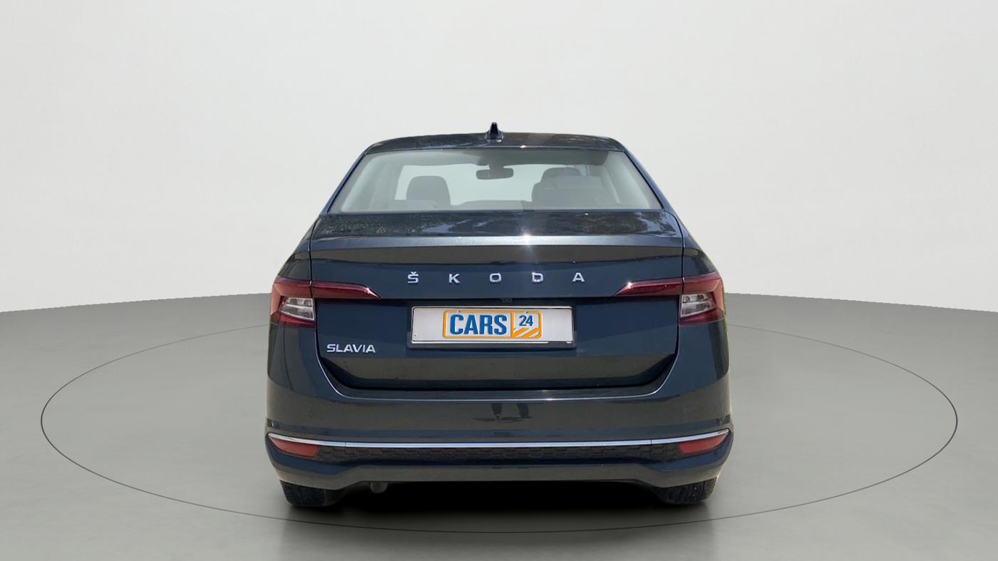 2022 Skoda SLAVIA STYLE 1.0L TSI AT, Petrol, Automatic, 5,377 km, Back/Rear