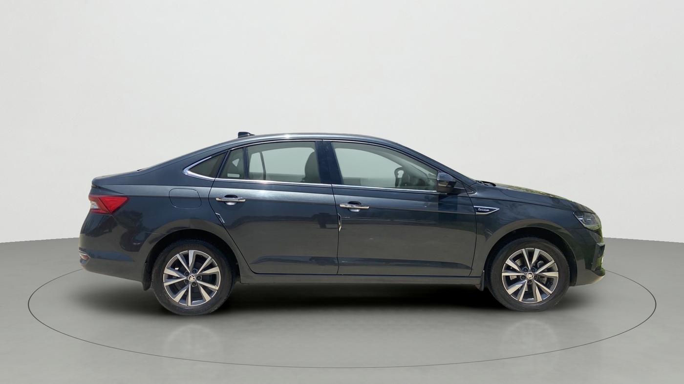 2022 Skoda SLAVIA STYLE 1.0L TSI AT, Petrol, Automatic, 5,377 km, Right Side View