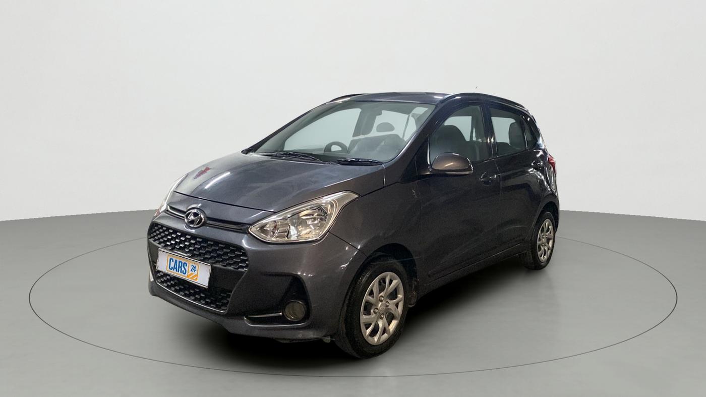 2018 Hyundai Grand i10 SPORTZ 1.2 KAPPA VTVT, Petrol, Manual, 50,688 km, Left Front Diagonal
