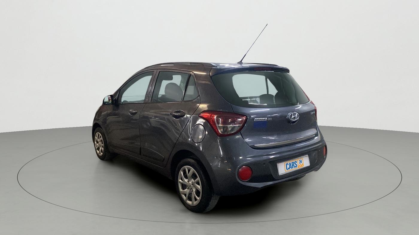 2018 Hyundai Grand i10 SPORTZ 1.2 KAPPA VTVT, Petrol, Manual, 50,688 km, Left Back Diagonal