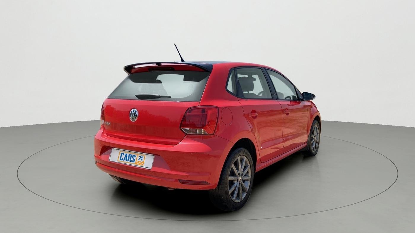 2018 Volkswagen Polo HIGHLINE 1.0L, Petrol, Manual, 73,814 km, Right Back Diagonal
