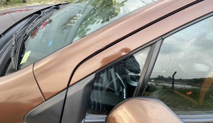 2016 Maruti S Cross ZETA 1.3, Diesel, Manual, 1,17,732 km, Left A pillar - Slightly dented