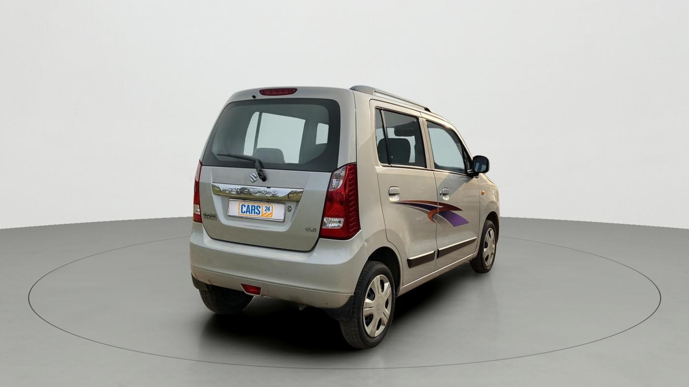 2012 Maruti Wagon R 1.0 VXI, Petrol, Manual, 23,878 km, Right Back Diagonal