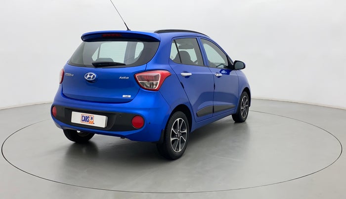 2017 Hyundai Grand i10 ASTA 1.2 KAPPA VTVT, Petrol, Manual, 28,434 km, Right Back Diagonal
