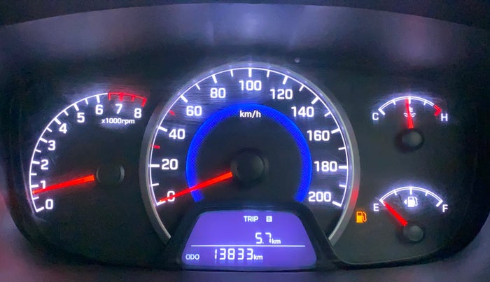 2017 Hyundai Grand i10 MAGNA 1.2 KAPPA VTVT, Petrol, Manual, 13,833 km, Odometer Image