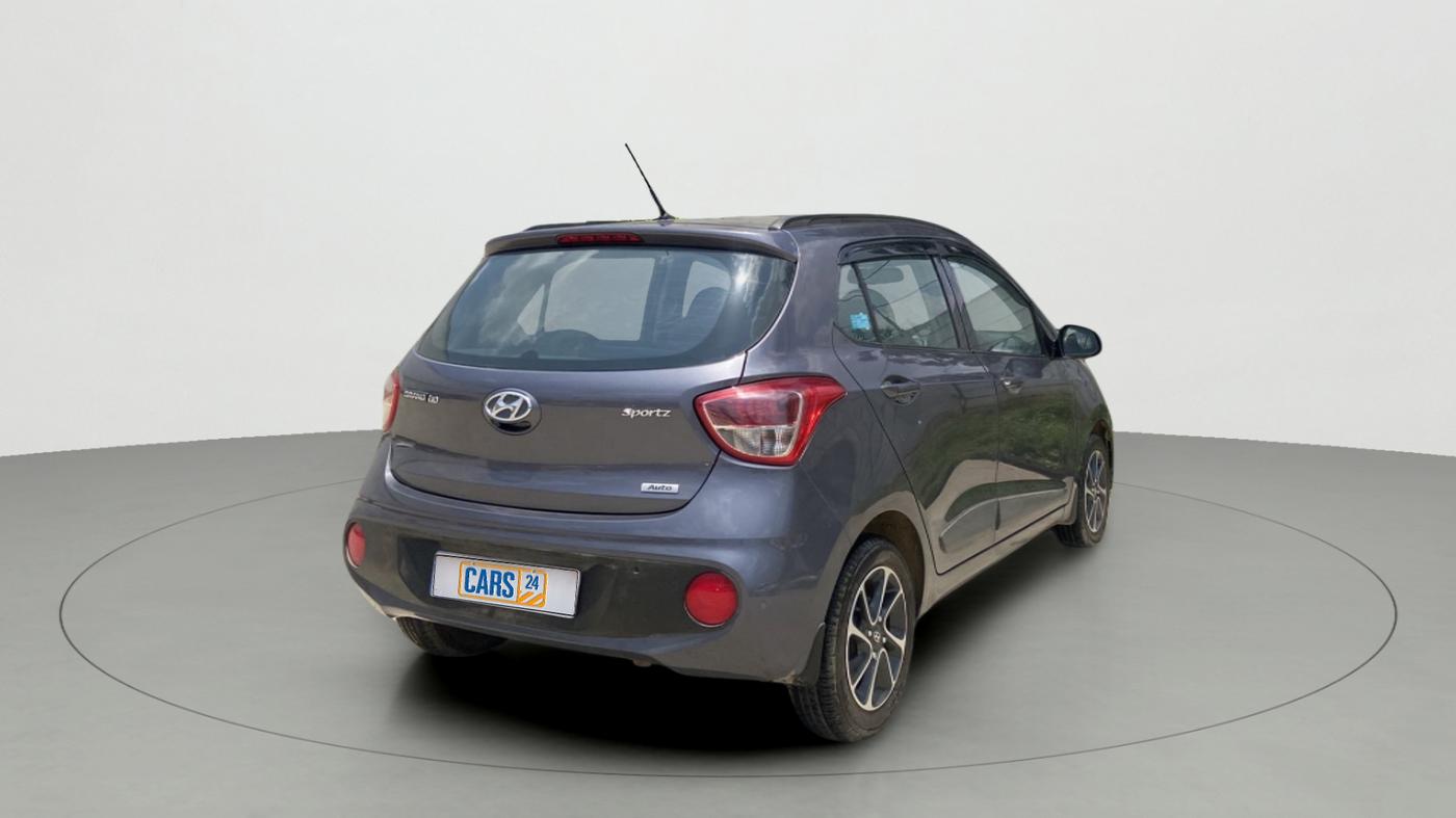 2017 Hyundai Grand i10 SPORTZ (O) AT 1.2 KAPPA VTVT, Petrol, Automatic, 18,679 km, Right Back Diagonal