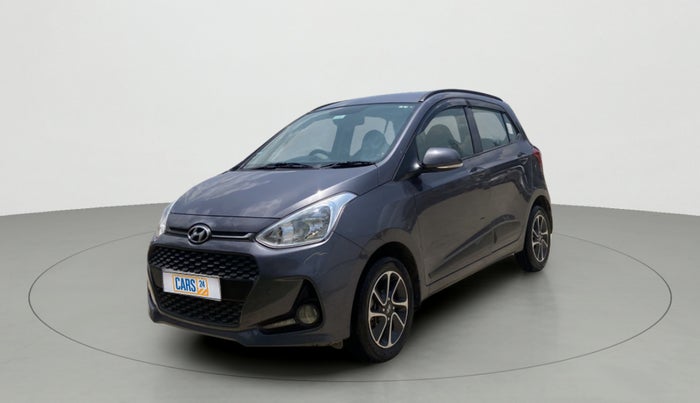 2017 Hyundai Grand i10 SPORTZ (O) AT 1.2 KAPPA VTVT, Petrol, Automatic, 18,679 km, Left Front Diagonal