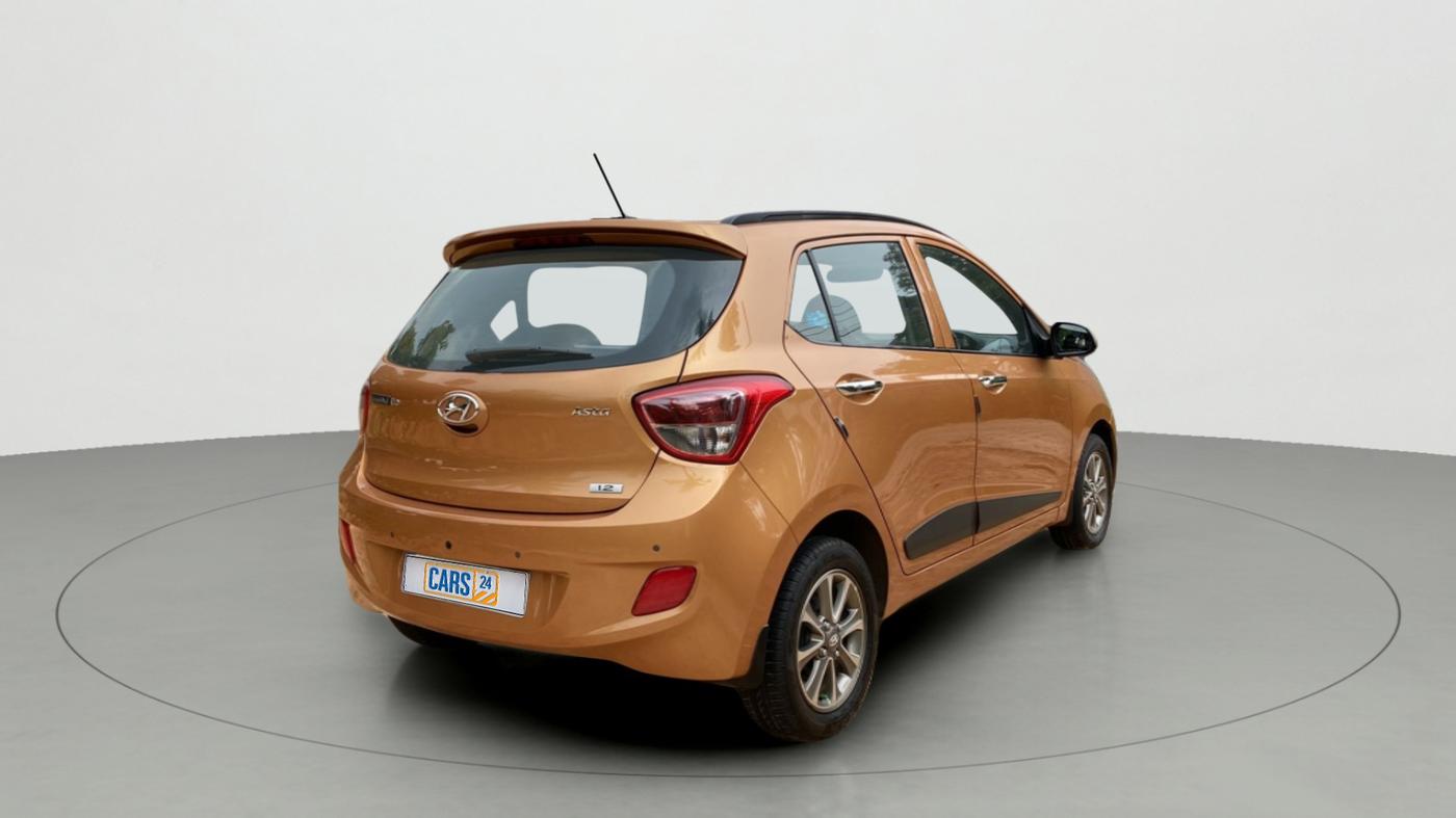 2014 Hyundai Grand i10 ASTA (O) 1.2 KAPPA VTVT, Petrol, Manual, 30,745 km, Right Back Diagonal