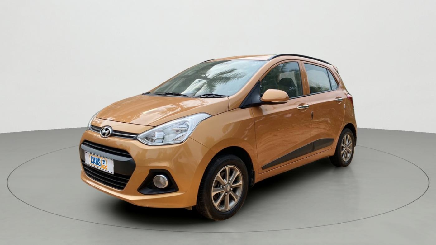 2014 Hyundai Grand i10 ASTA (O) 1.2 KAPPA VTVT, Petrol, Manual, 30,745 km, Left Front Diagonal