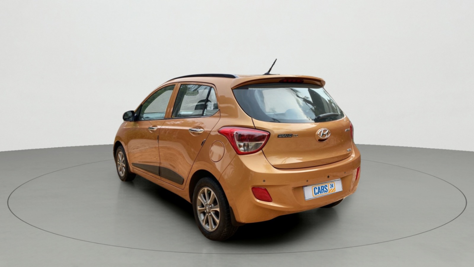 2014 Hyundai Grand i10 ASTA (O) 1.2 KAPPA VTVT, Petrol, Manual, 30,745 km, Left Back Diagonal