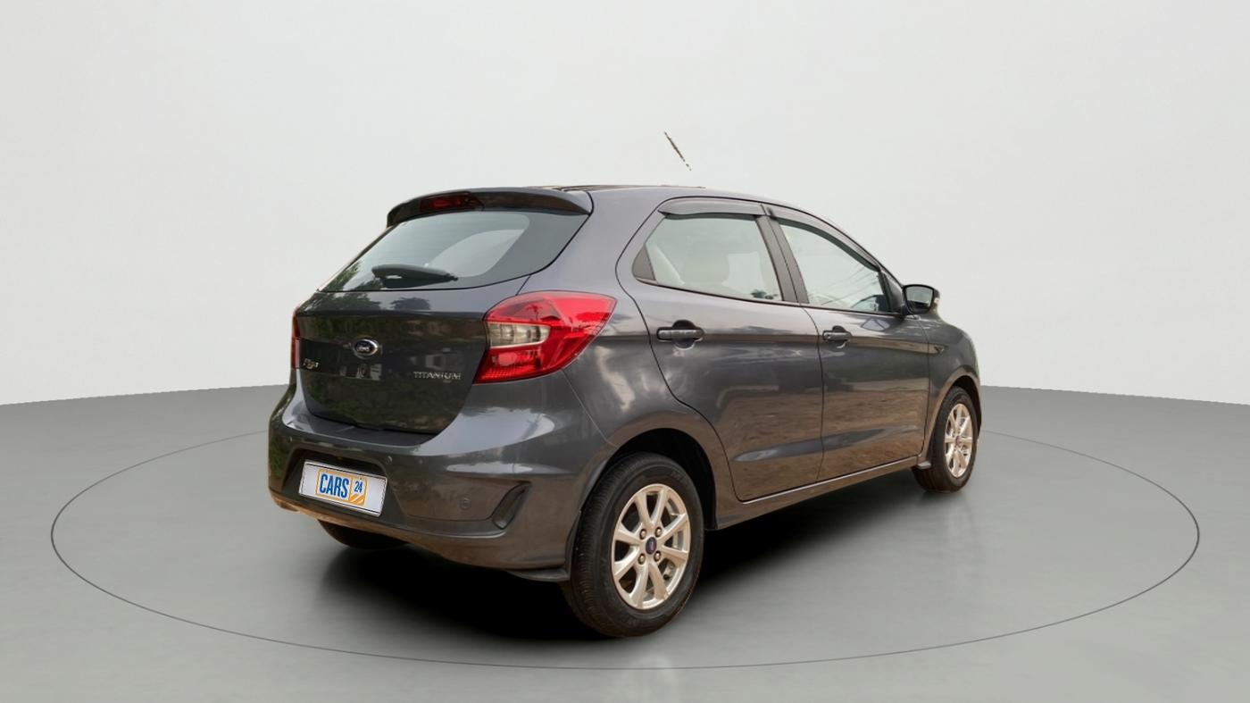 2019 Ford New Figo TITANIUM 1.2 PETROL MT, Petrol, Manual, 25,455 km, Right Back Diagonal