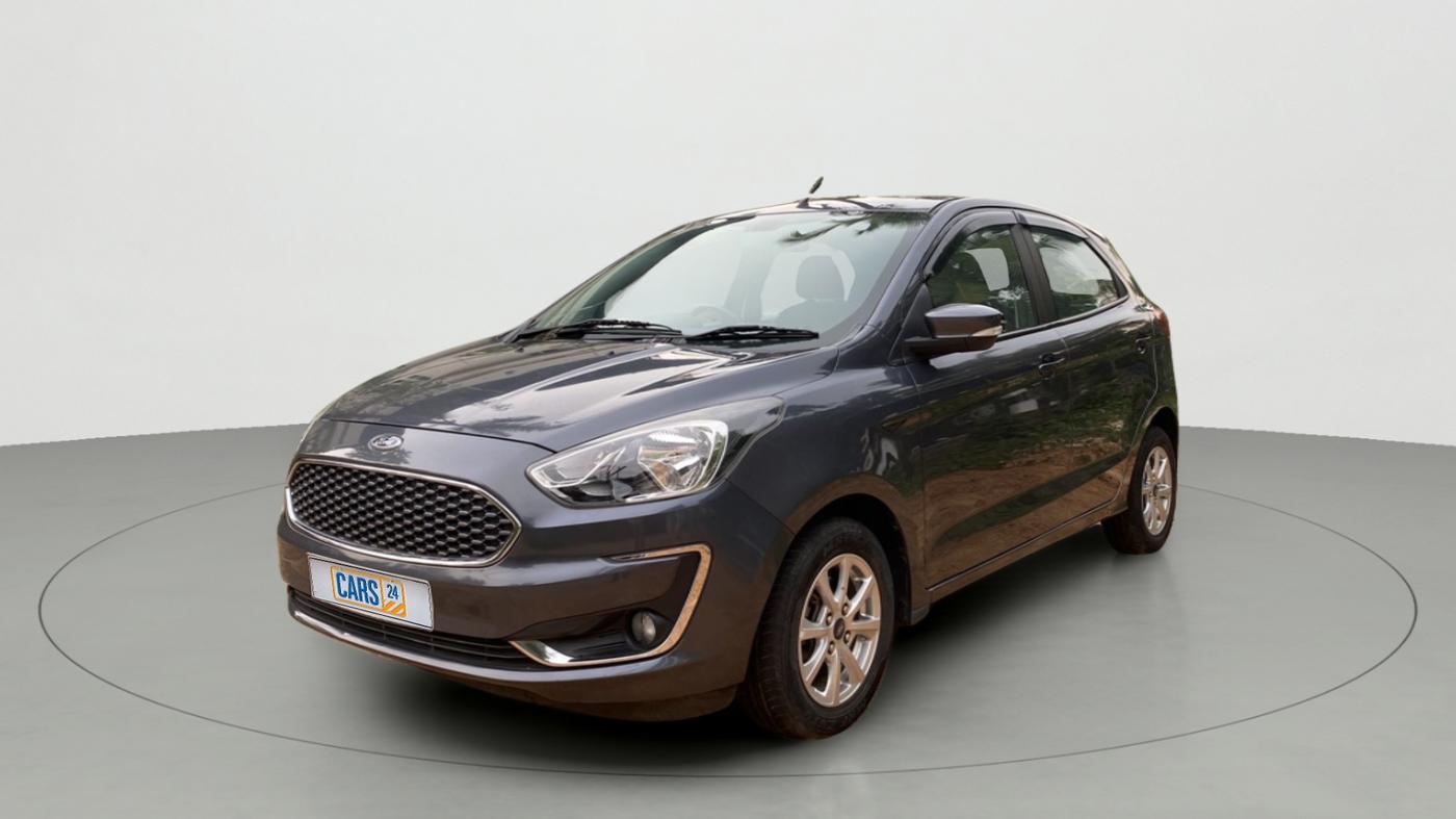 2019 Ford New Figo TITANIUM 1.2 PETROL MT, Petrol, Manual, 25,455 km, Left Front Diagonal