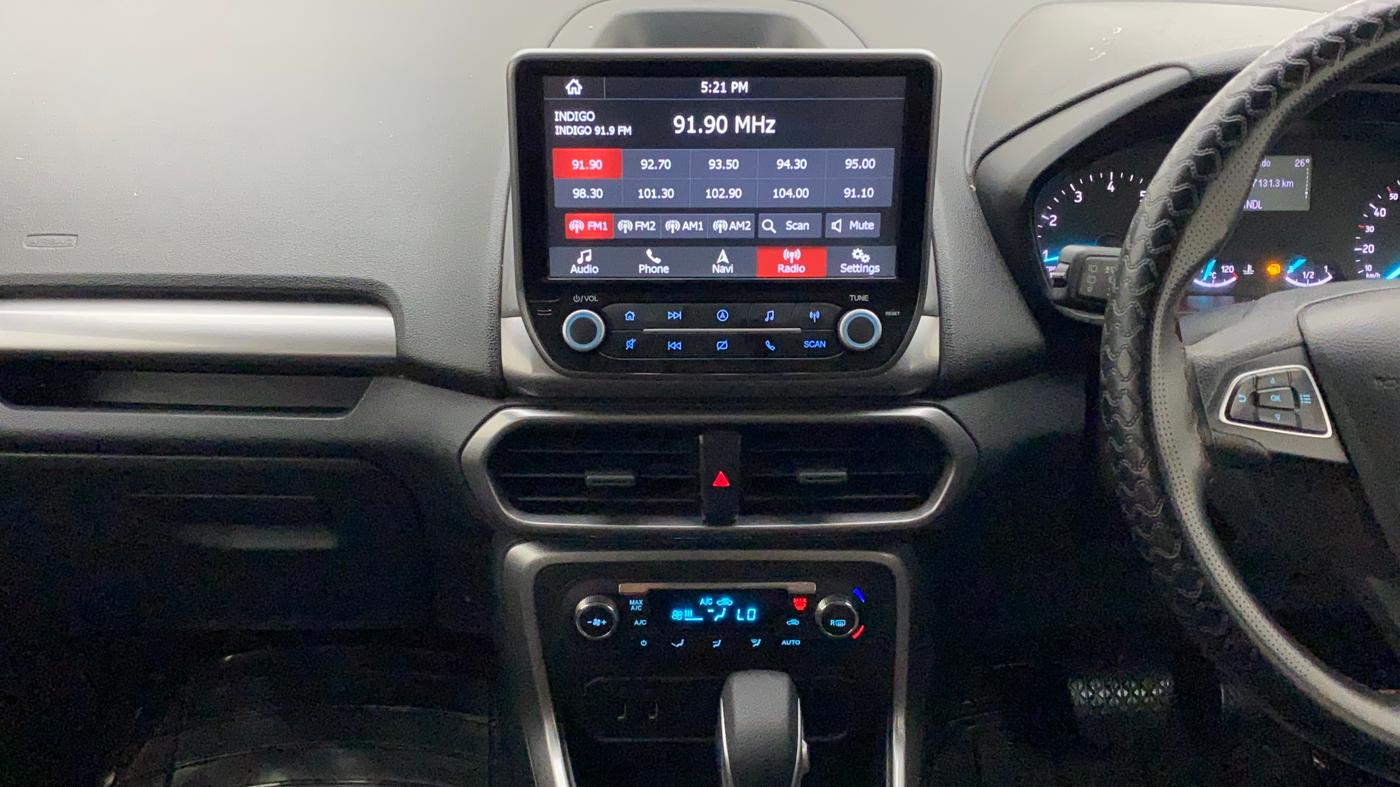 2019 Ford Ecosport TREND + 1.5L PETROL AT, Petrol, Automatic, 47,130 km, Air Conditioner