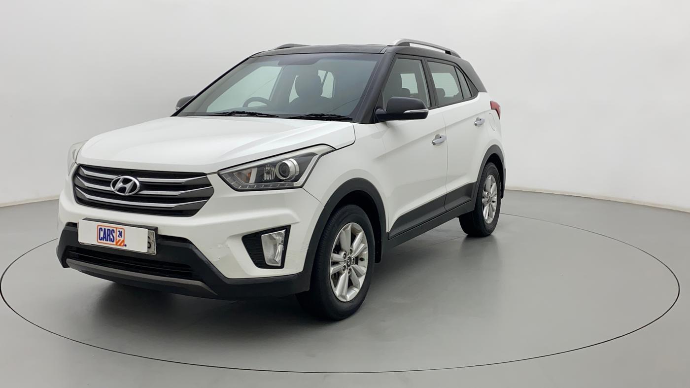 2016 Hyundai Creta SX PLUS AT 1.6 DIESEL, Diesel, Automatic, 1,11,380 km, Left Front Diagonal