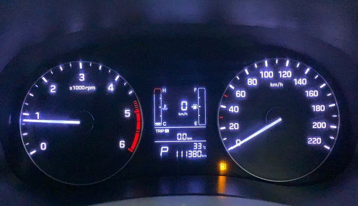 2016 Hyundai Creta SX PLUS AT 1.6 DIESEL, Diesel, Automatic, 1,11,380 km, Odometer Image