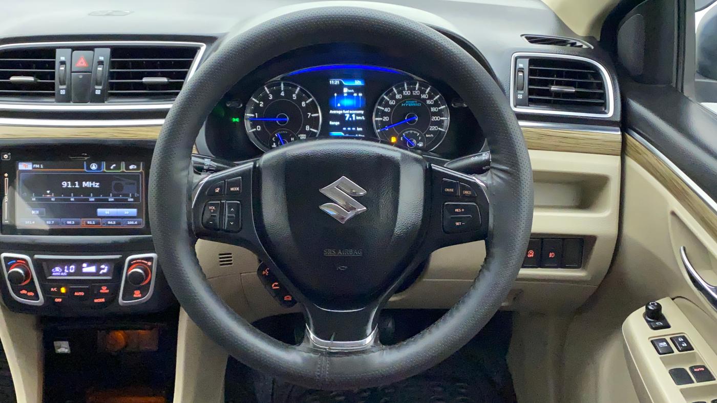 2018 Maruti Ciaz ALPHA 1.5 SHVS PETROL, Petrol, Manual, 44,764 km, Steering Wheel Close Up