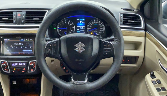2018 Maruti Ciaz ALPHA 1.5 SHVS PETROL, Petrol, Manual, 44,764 km, Steering Wheel Close Up