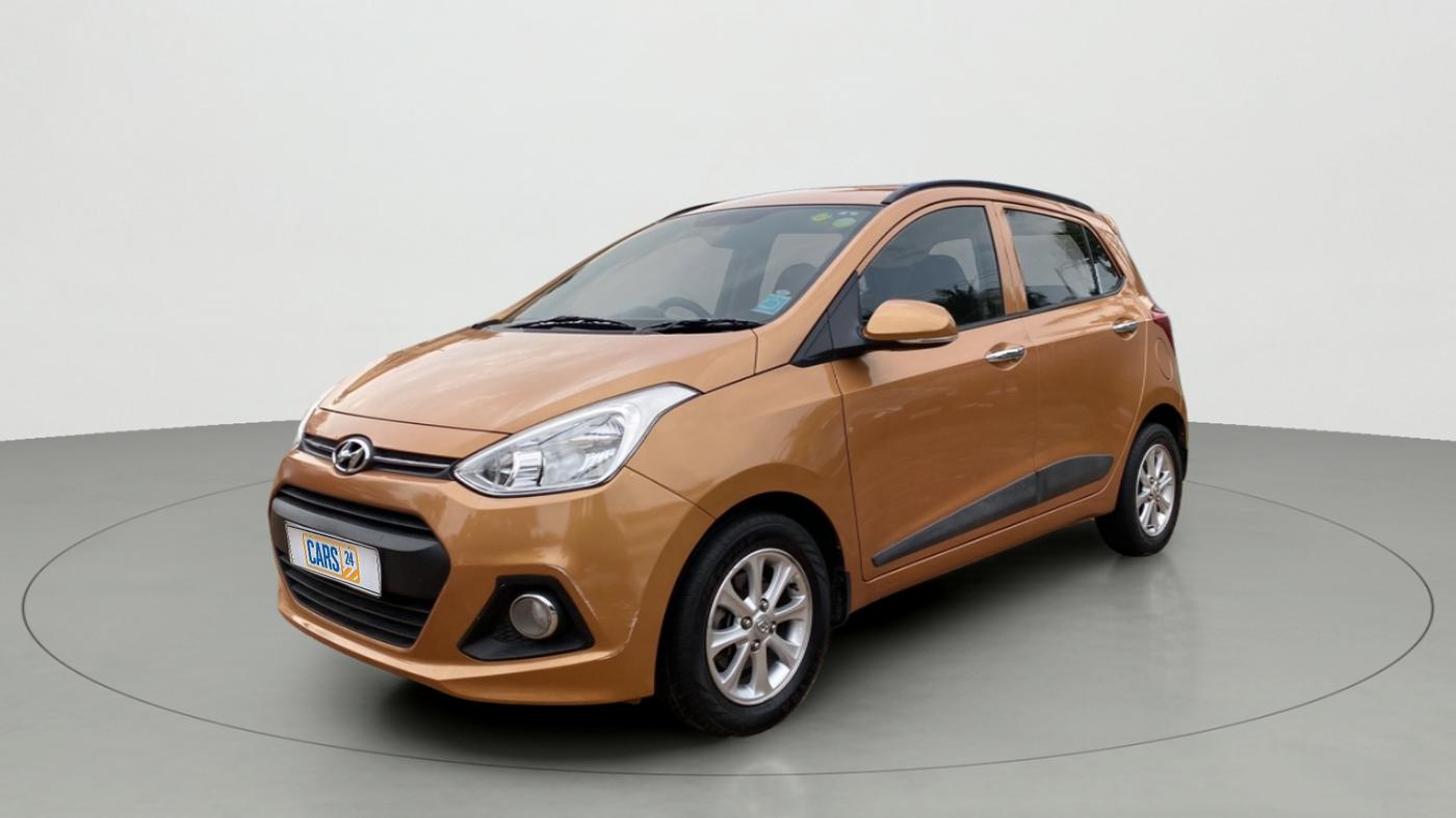 2014 Hyundai Grand i10 ASTA AT 1.2 KAPPA VTVT, Petrol, Automatic, 58,151 km, Left Front Diagonal