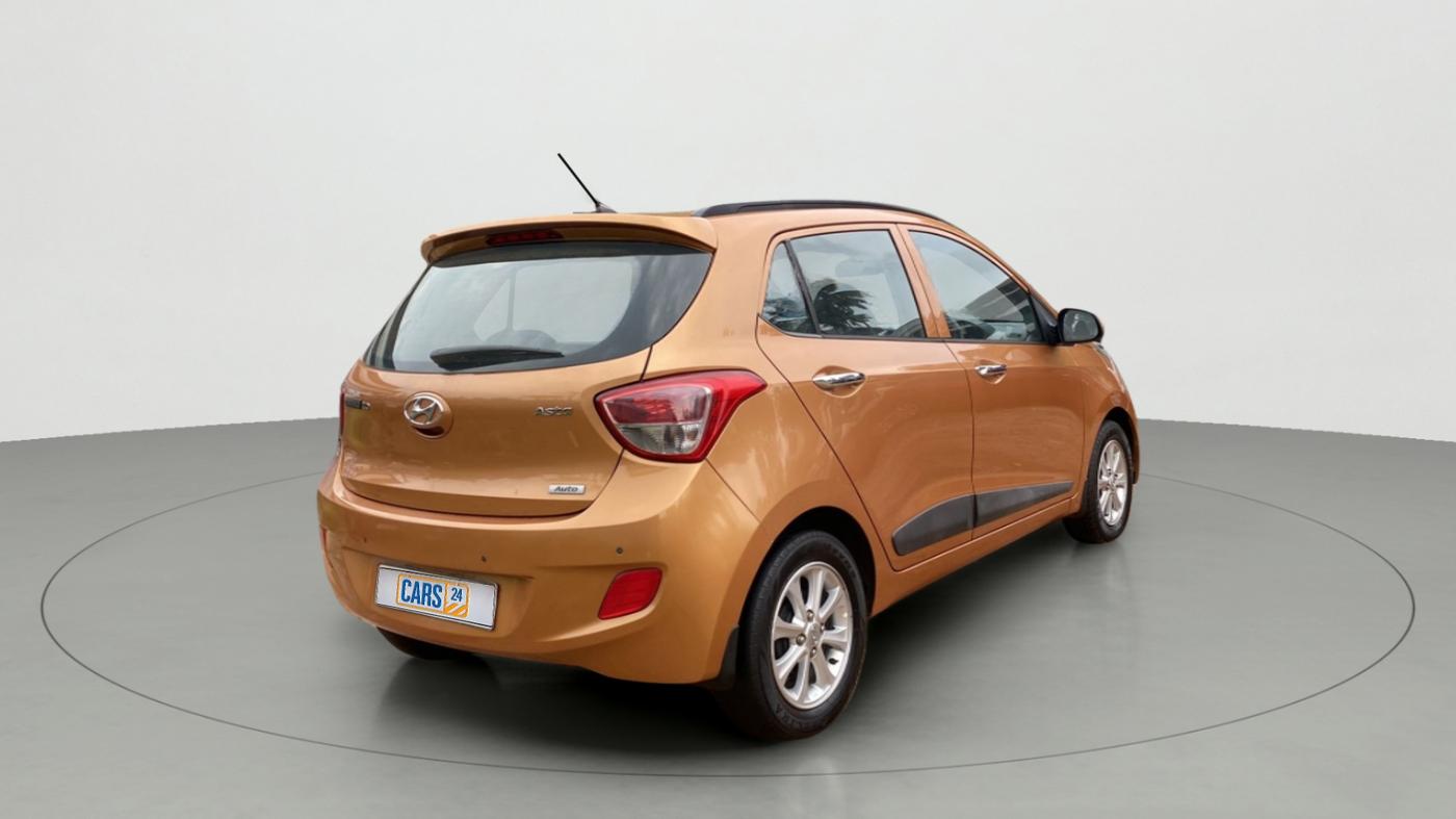 2014 Hyundai Grand i10 ASTA AT 1.2 KAPPA VTVT, Petrol, Automatic, 58,151 km, Right Back Diagonal