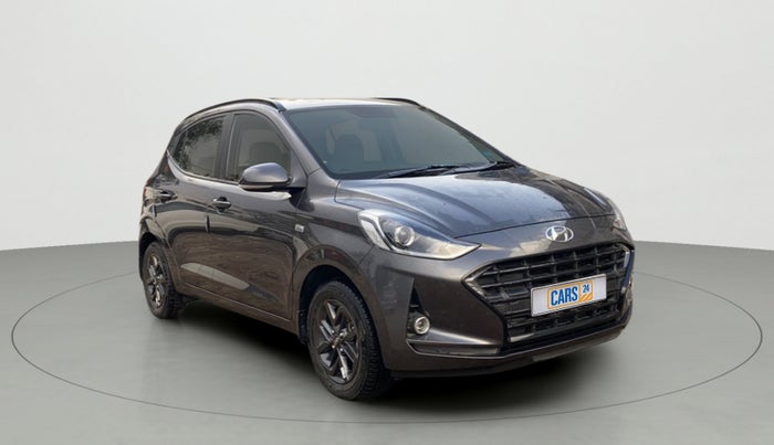 2021 Hyundai GRAND I10 NIOS SPORTZ AMT 1.2 KAPPA VTVT, Petrol, Automatic, 4,609 km, Right Front Diagonal