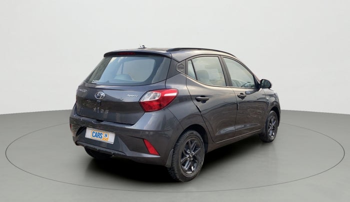 2021 Hyundai GRAND I10 NIOS SPORTZ AMT 1.2 KAPPA VTVT, Petrol, Automatic, 4,609 km, Right Back Diagonal