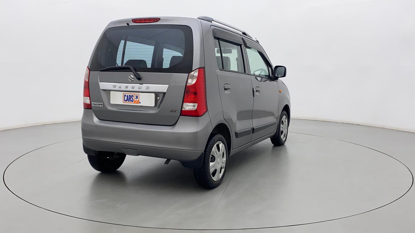 2017 Maruti Wagon R 1.0 VXI, Petrol, Manual, 55,676 km, Right Back Diagonal