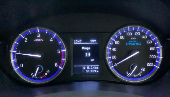 2017 Maruti S Cross ALPHA 1.3, Diesel, Manual, 51,602 km, Odometer Image