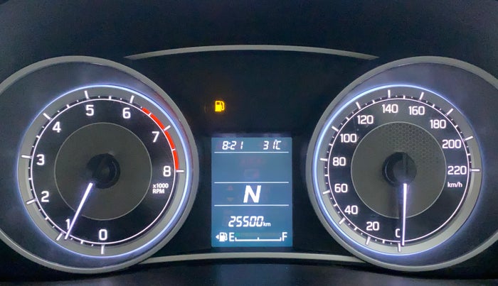 2017 Maruti Dzire VXI AMT, Petrol, Automatic, 25,499 km, Odometer Image