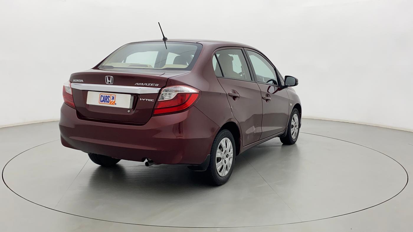 2016 Honda Amaze 1.2L I-VTEC S, Petrol, Manual, 1,07,393 km, Right Back Diagonal