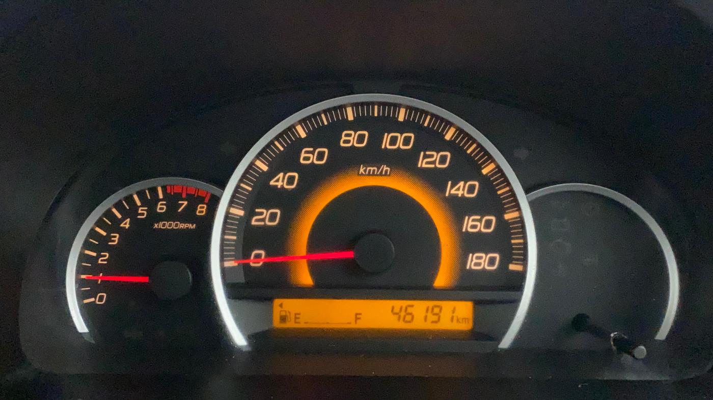 2013 Maruti Wagon R 1.0 VXI, Petrol, Manual, 46,191 km, Odometer Image