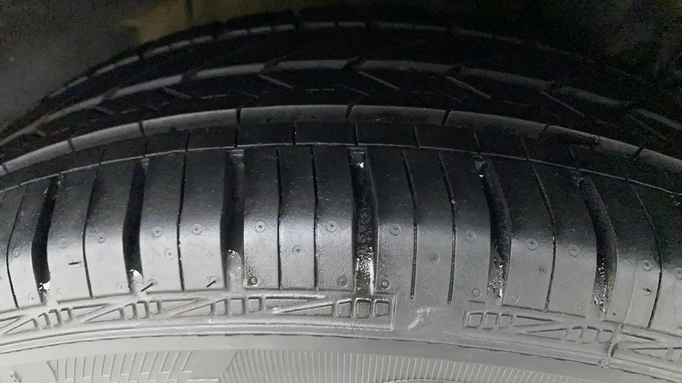 2017 Hyundai Xcent SX 1.2, Petrol, Manual, 87,203 km, Left Rear Tyre Tread