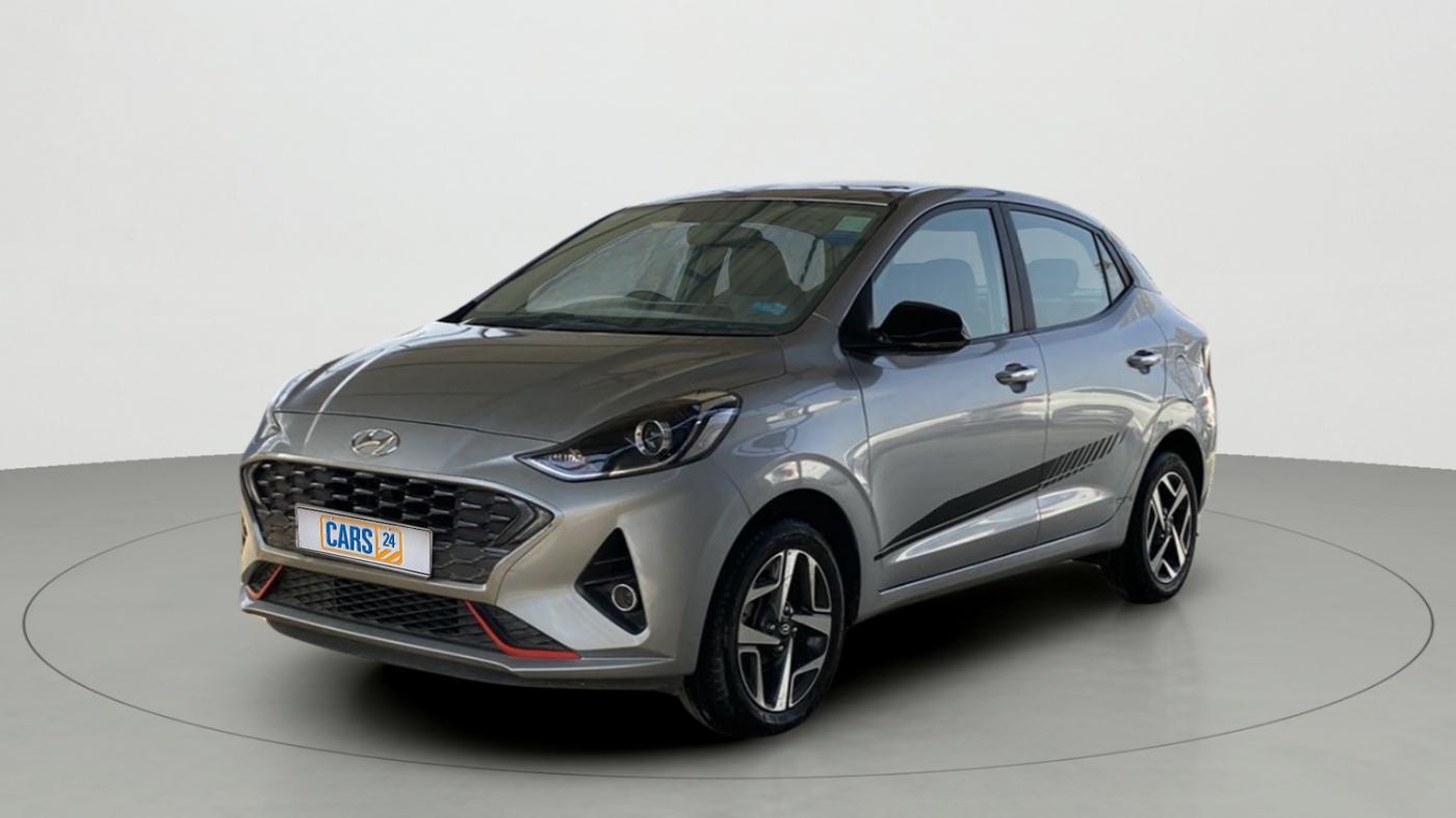 2020 Hyundai AURA SX PLUS 1.2 AMT, Petrol, Automatic, 25,799 km, Left Front Diagonal