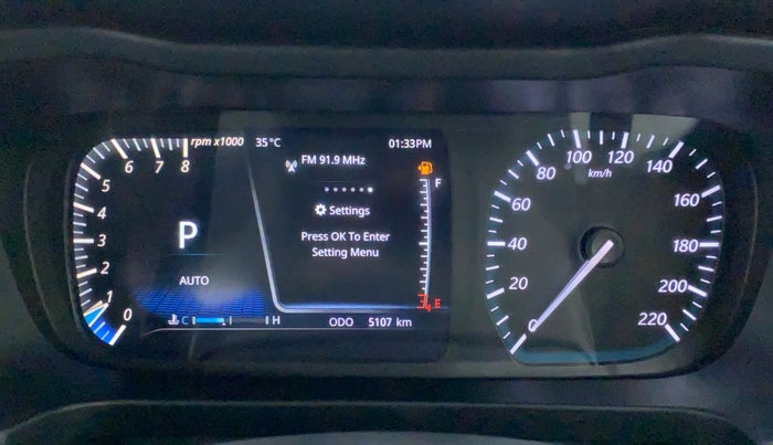 2022 Tata ALTROZ XZA PLUS, Petrol, Automatic, 5,337 km, Odometer Image